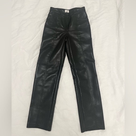 Aritzia Wilfred Rebel Faux Leather Pants - Picture 1 of 5